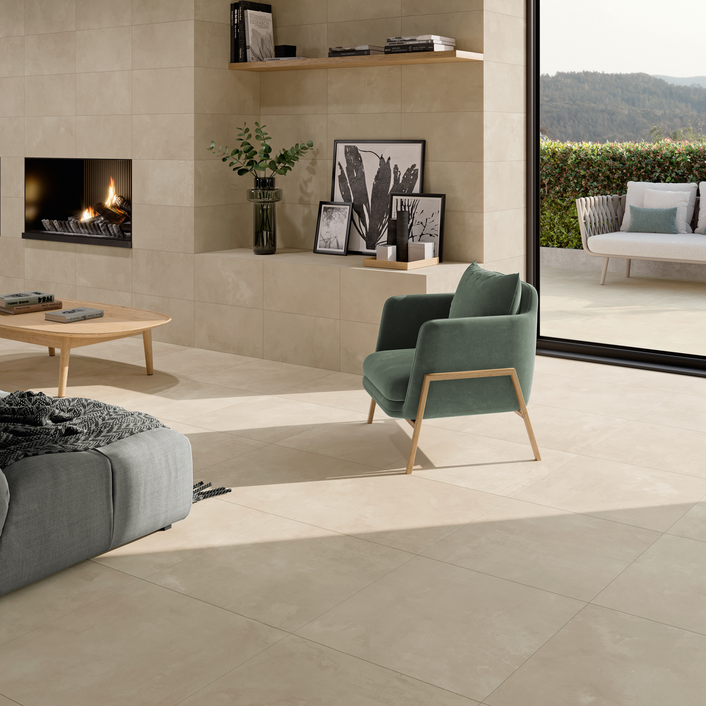 Klinker Tenfors Elementi Beige Matt 75x75 cm