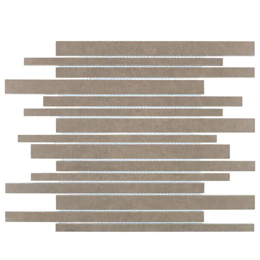 Klinker Arredo Quartz Brun Mosaic Brick 2x30 cm