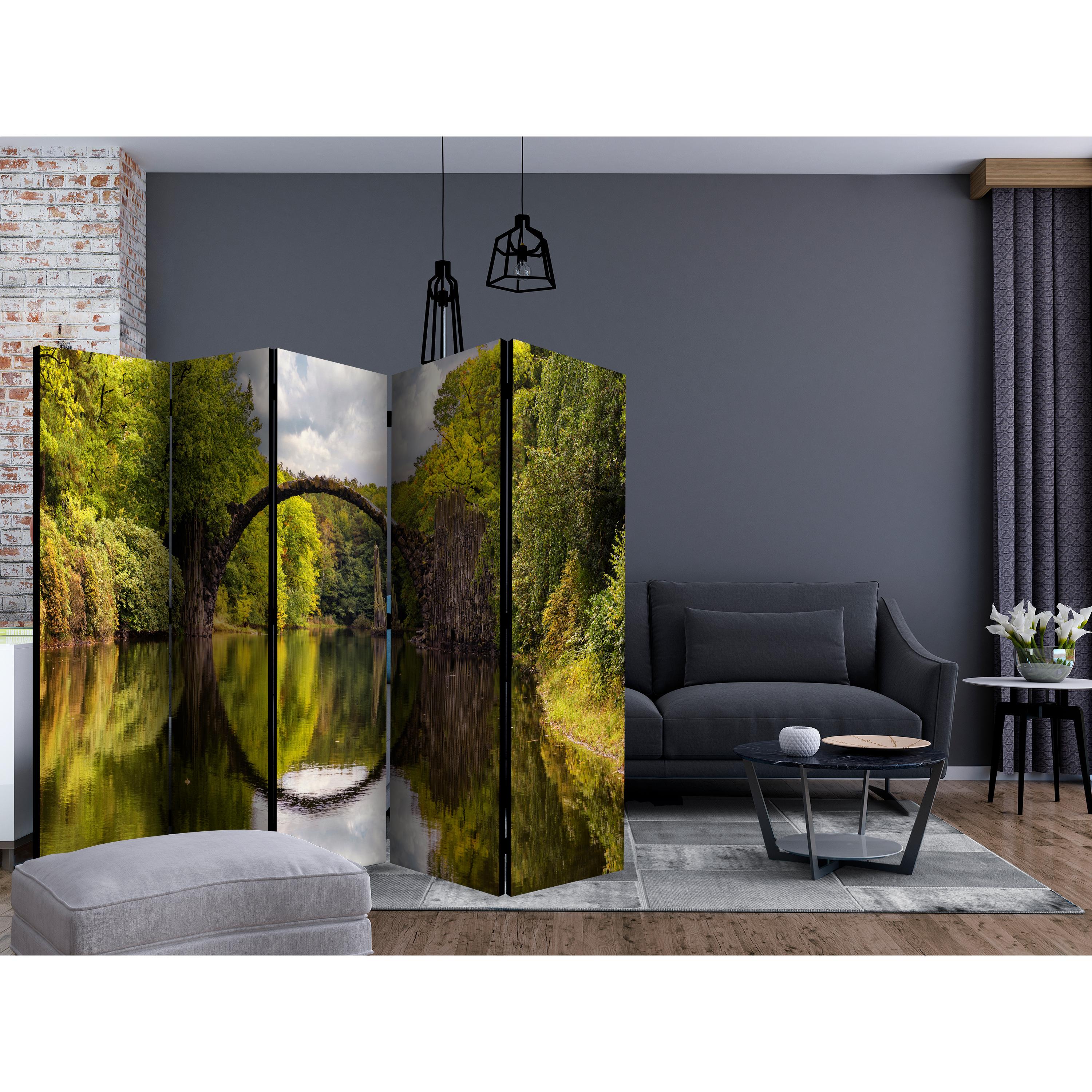 Rumsavdelare Arkiio Devil's Bridge in Kromlau Germany II 225x172 cm