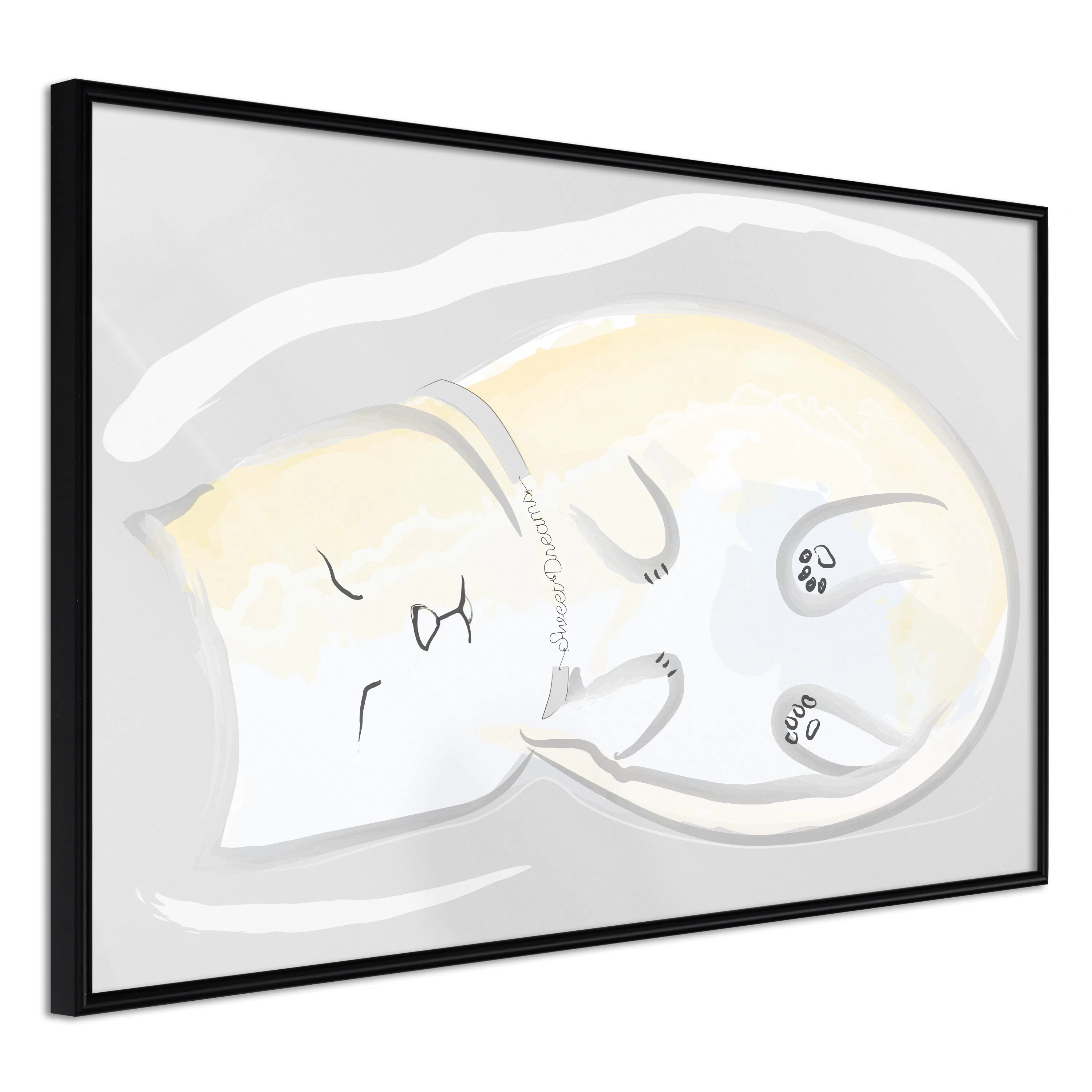 Poster Artgeist Affisch Sleepy Kitty