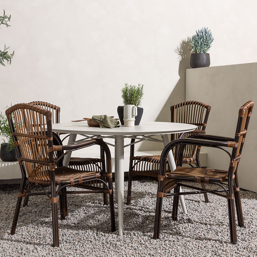 Matgrupp Venture Home Lina Bord med 4 Galera Stolar