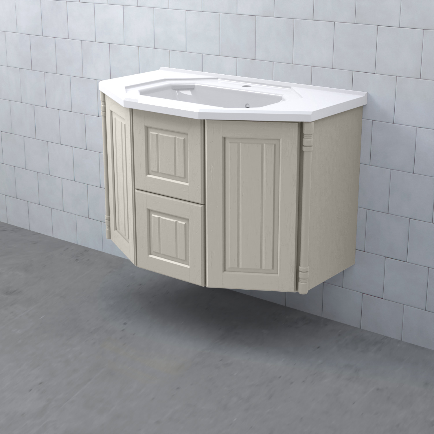 VALHALL Kommod 90 Lådor Sand Valhall 90, Bredd: 900 mm, Sand