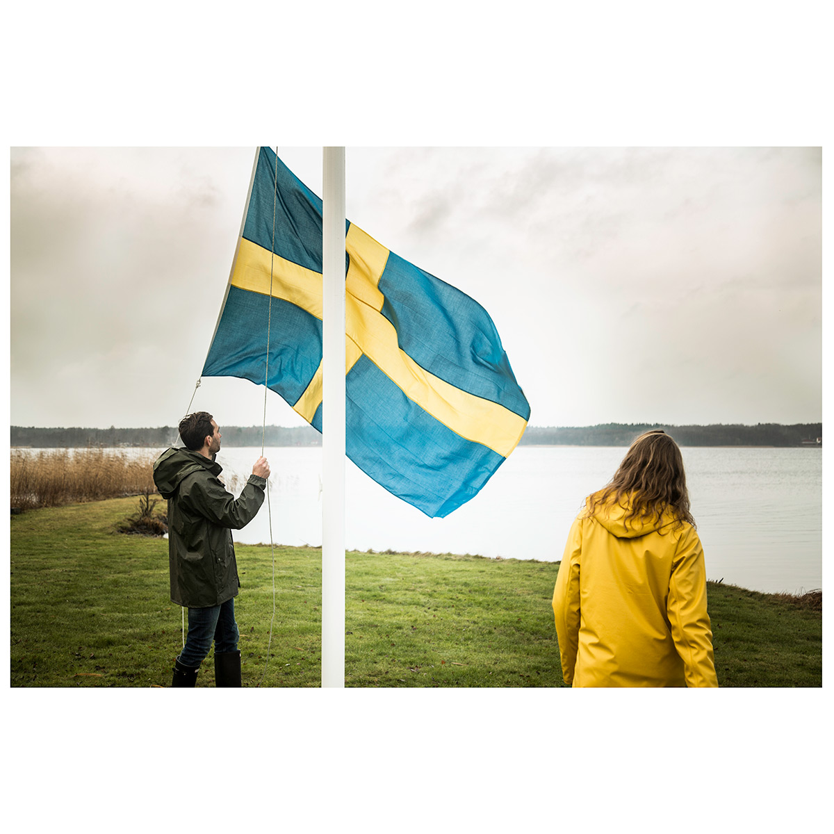 Flagga Svensk Marin