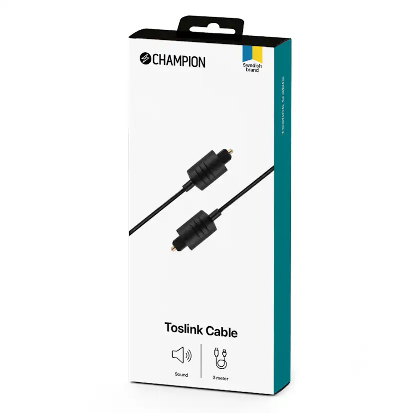 Toslink-kabel Champion Optisk 3.0m