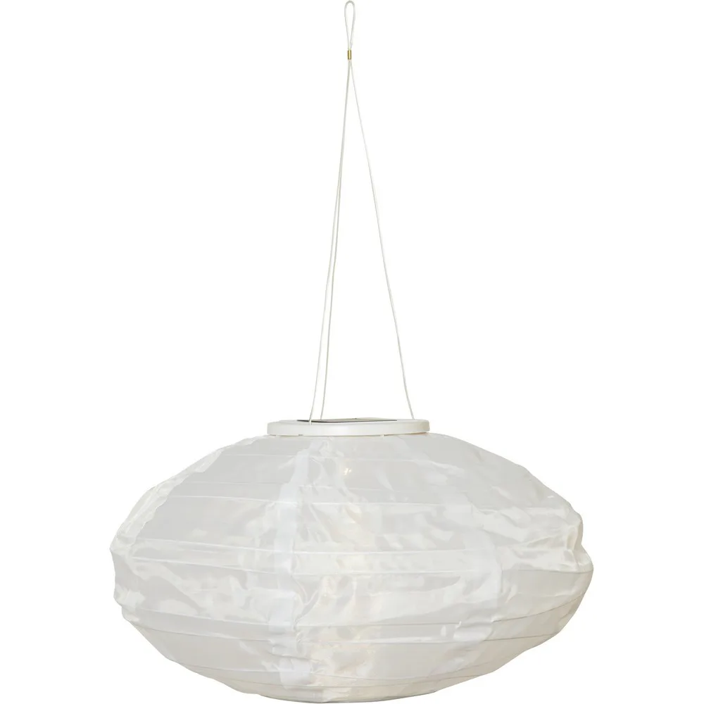 Solcellsdekoration Star Trading Festival 35 cm Vit