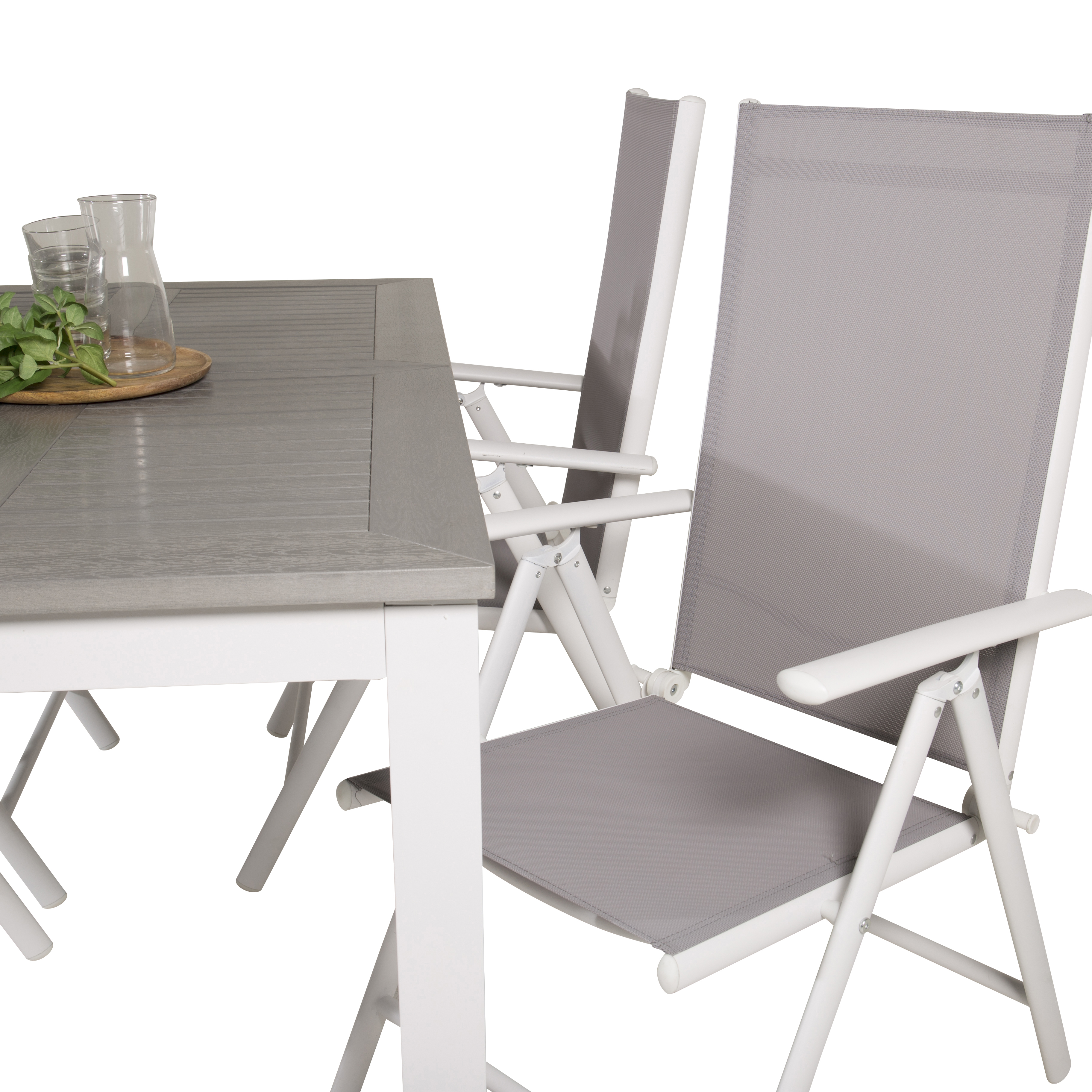Matgrupp Venture Home Aleyna 160/240 med 4 Bront Matstolar
