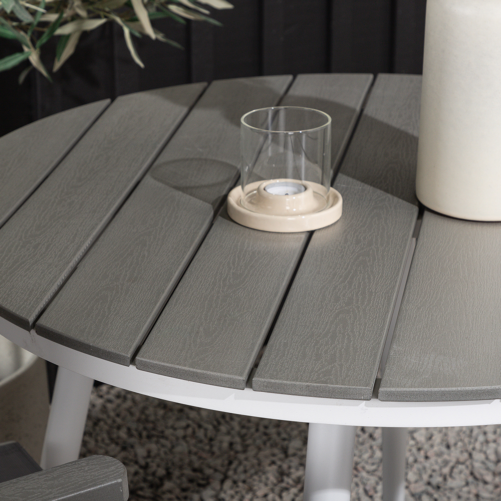 Cafégrupp Venture Home Break Ø90 cm med 2 Albany Stolar