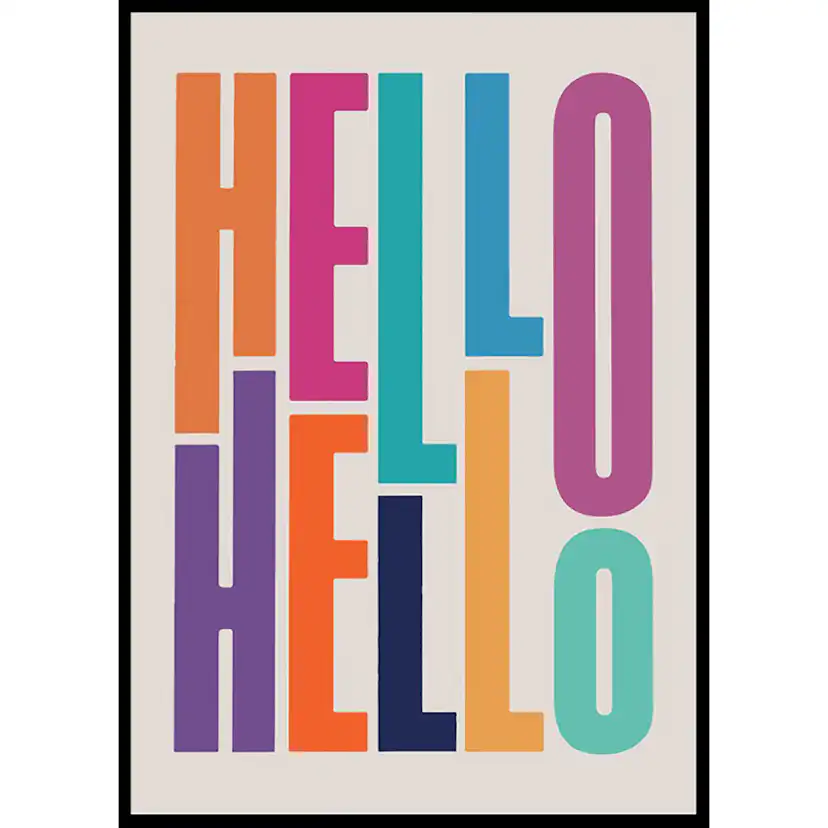 Poster Gallerix Hello Hello