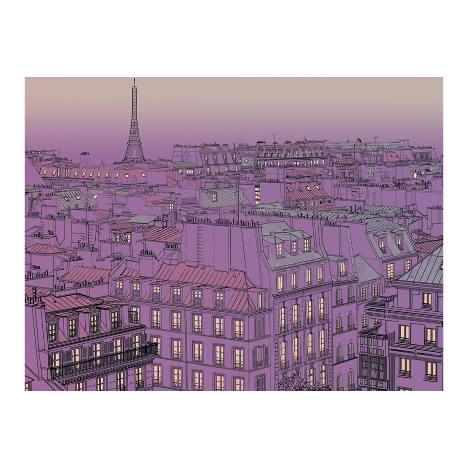 Fototapet Arkiio Fredag ​​kväll I Paris