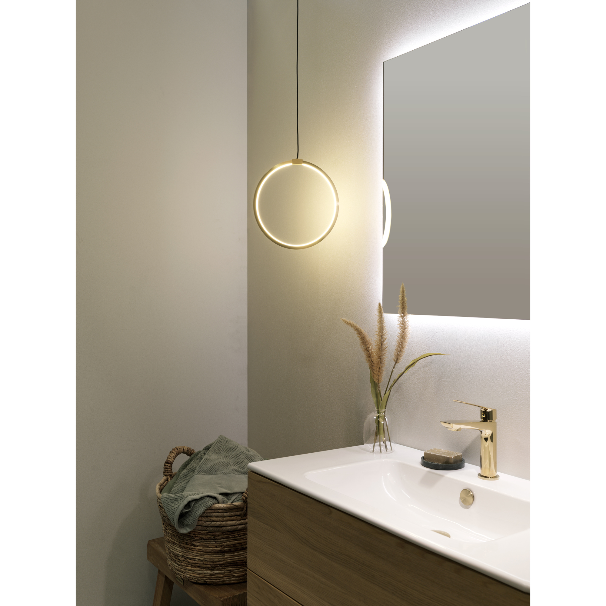 Badrumsbelysning Macro Design Halo 1 Ring