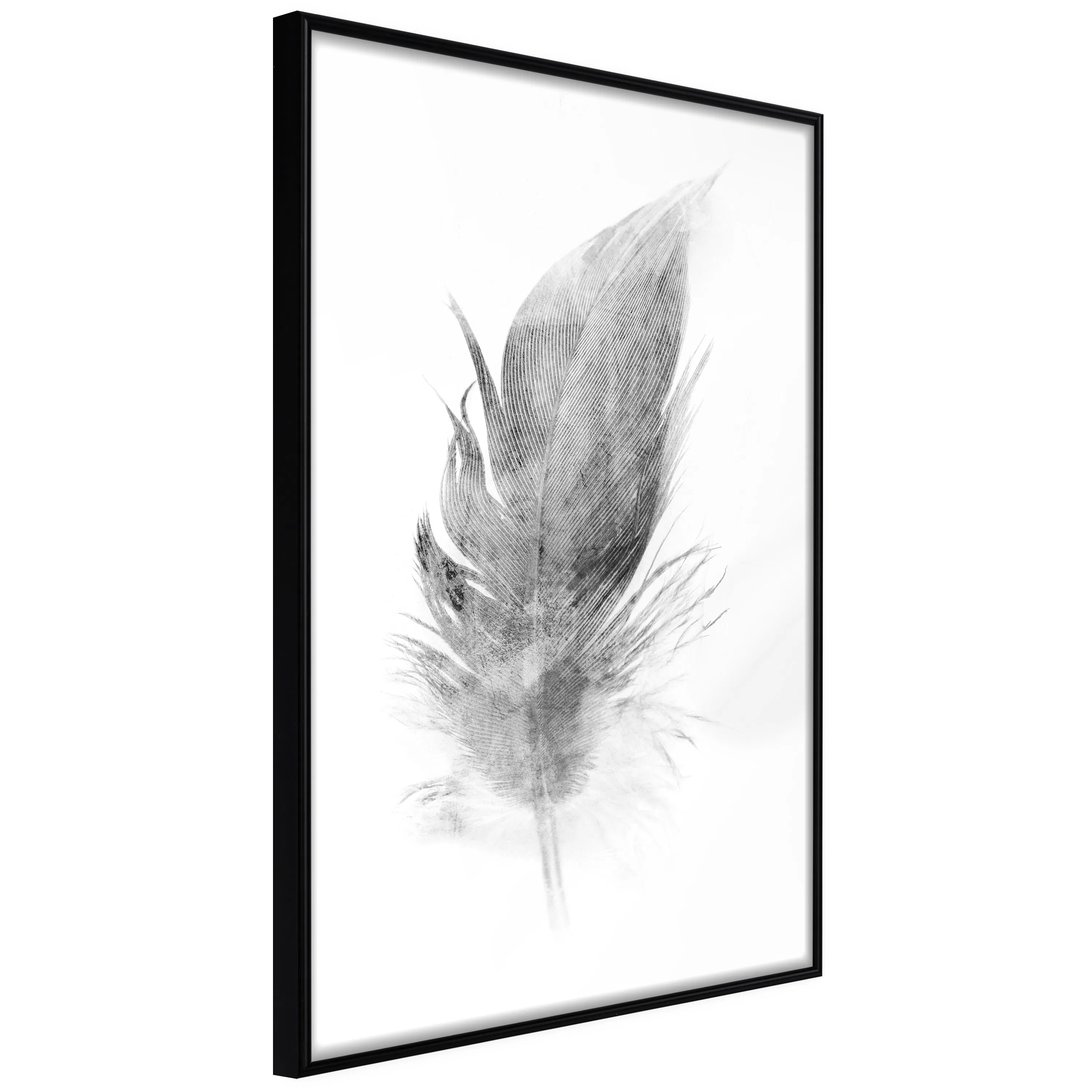 Poster Artgeist Affisch Transience Grå