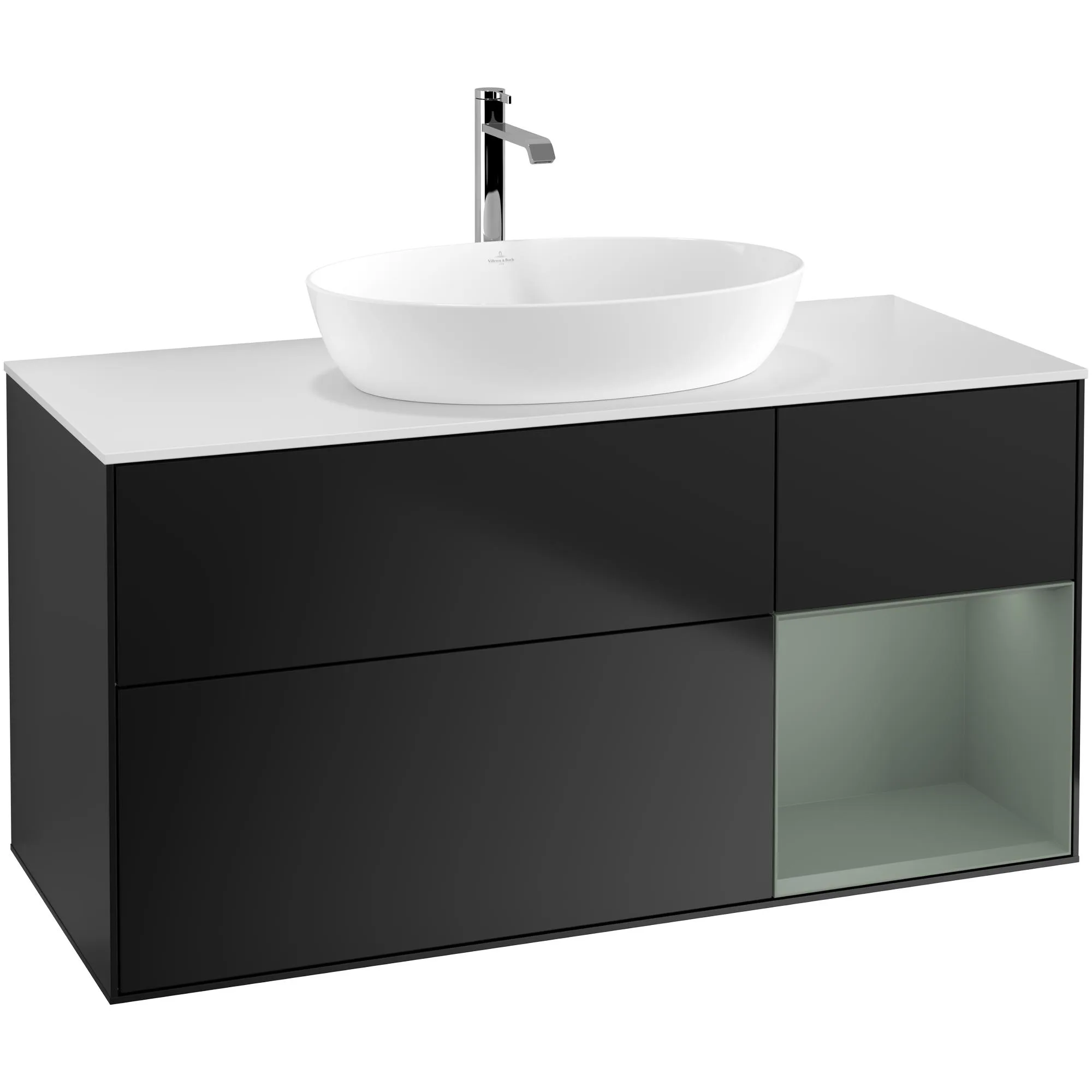 Tvättställsskåp Villeroy & Boch Finion med 3 Lådor Hylla och Bänkskiva för Fristående Tvättställ från Artis & Collaro