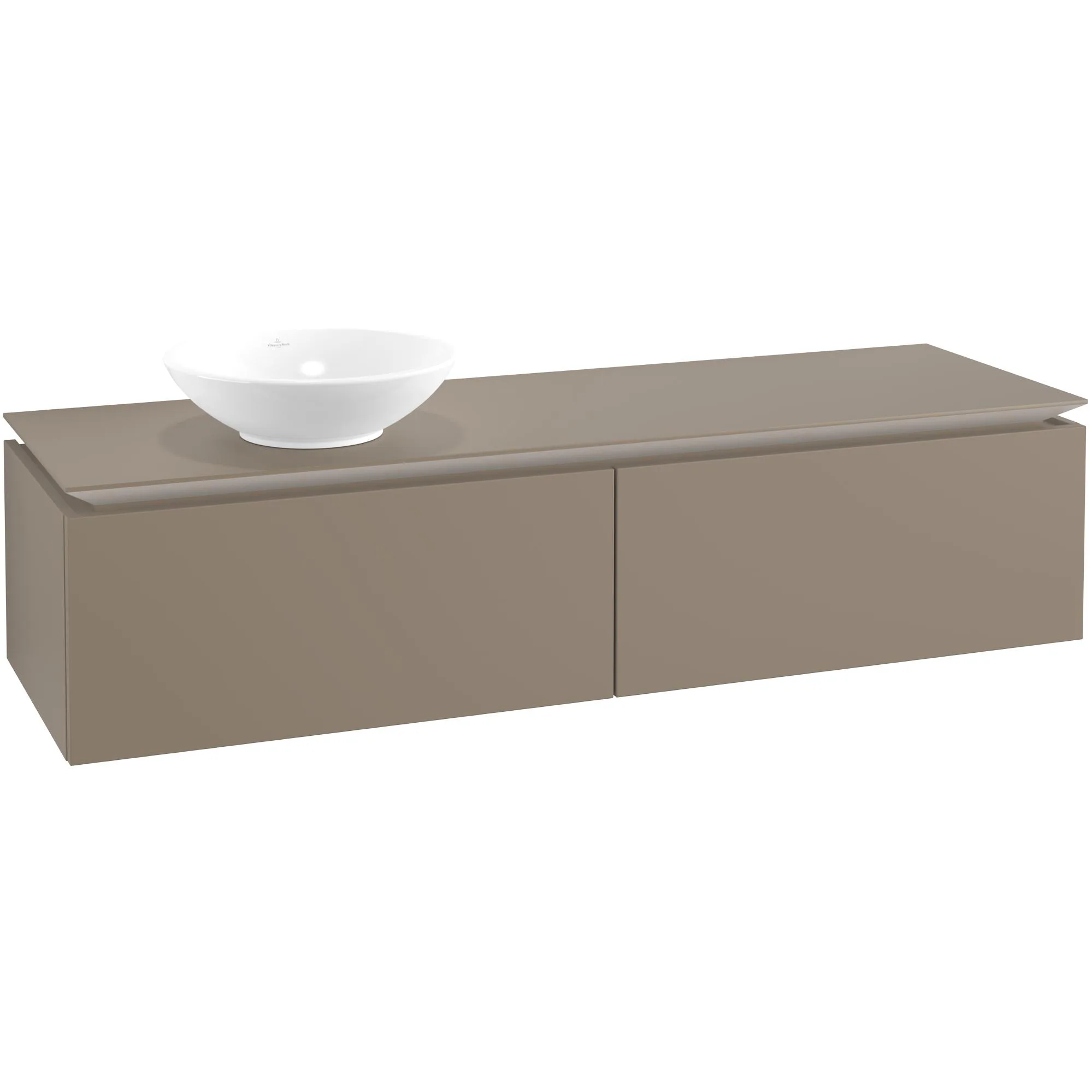 Tvättställsskåp Villeroy & Boch Legato Kompakt 1600 med 2 Lådor för Ocentrerat Ytmonterat Tvättställ från Övriga V&B Serier