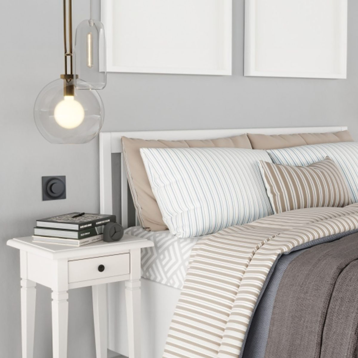 Dimmer Elko One Vridbar Infälld 1-10V med Skruvanslutning