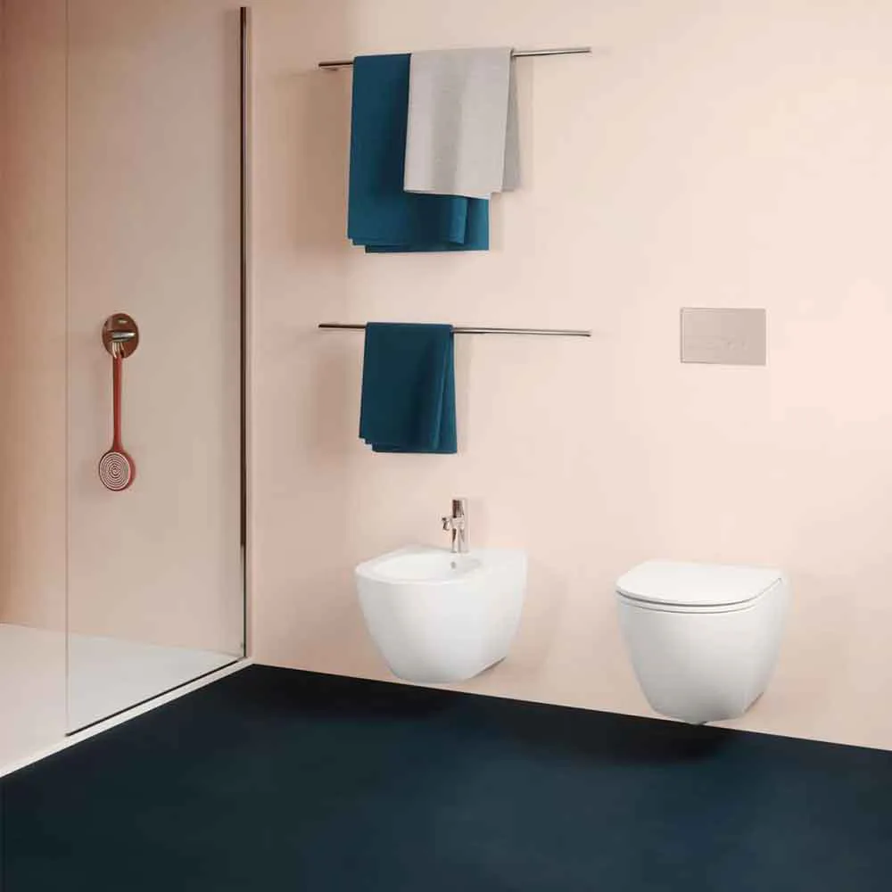 Vägghängd Toalettstol Lavabo Comoda