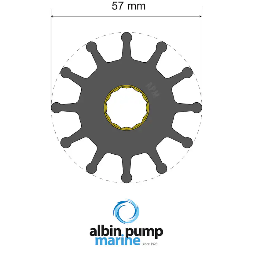 Impellerkit Albin Group Marine Premium 06-01-037