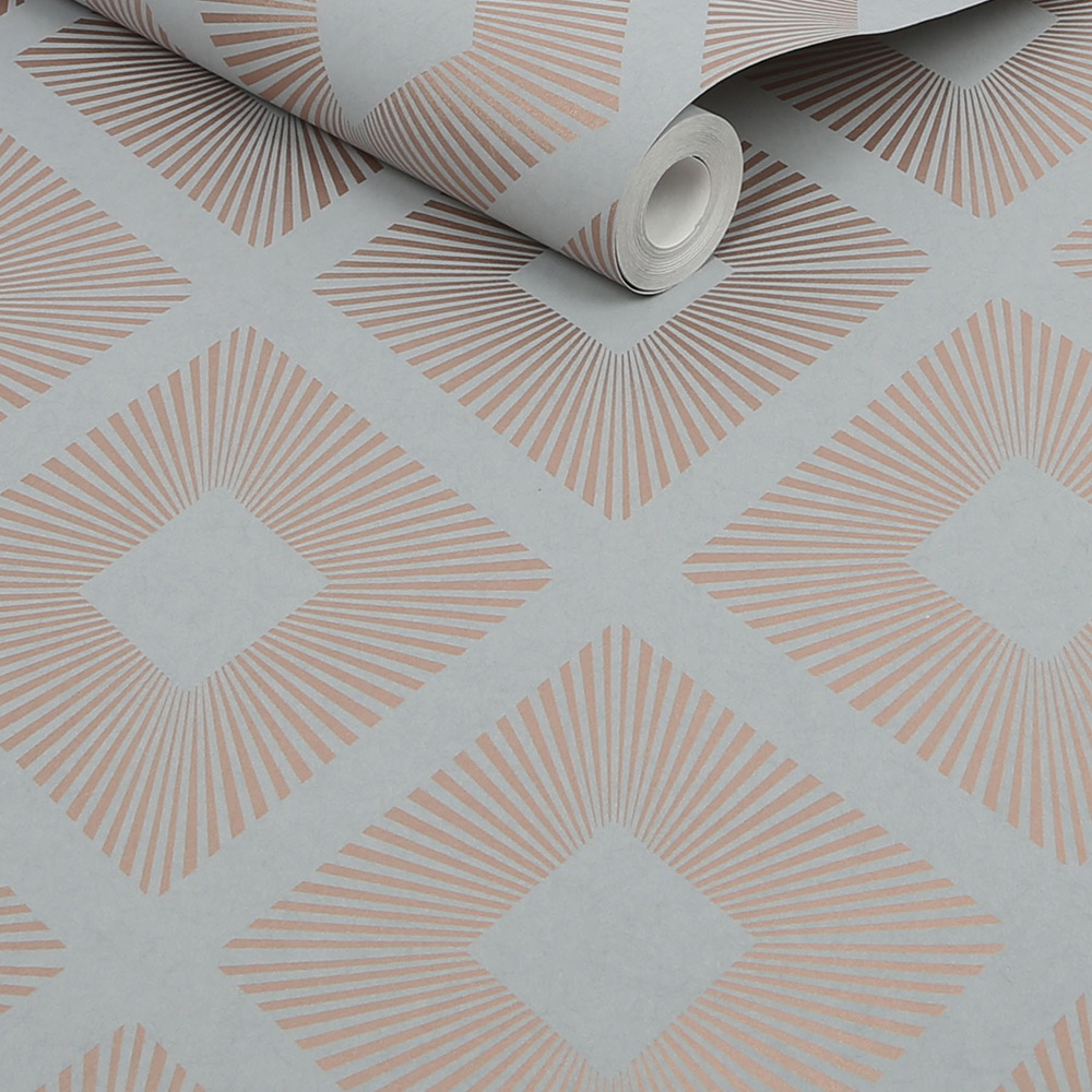 Tapet NEXT Deco Triangle Grey