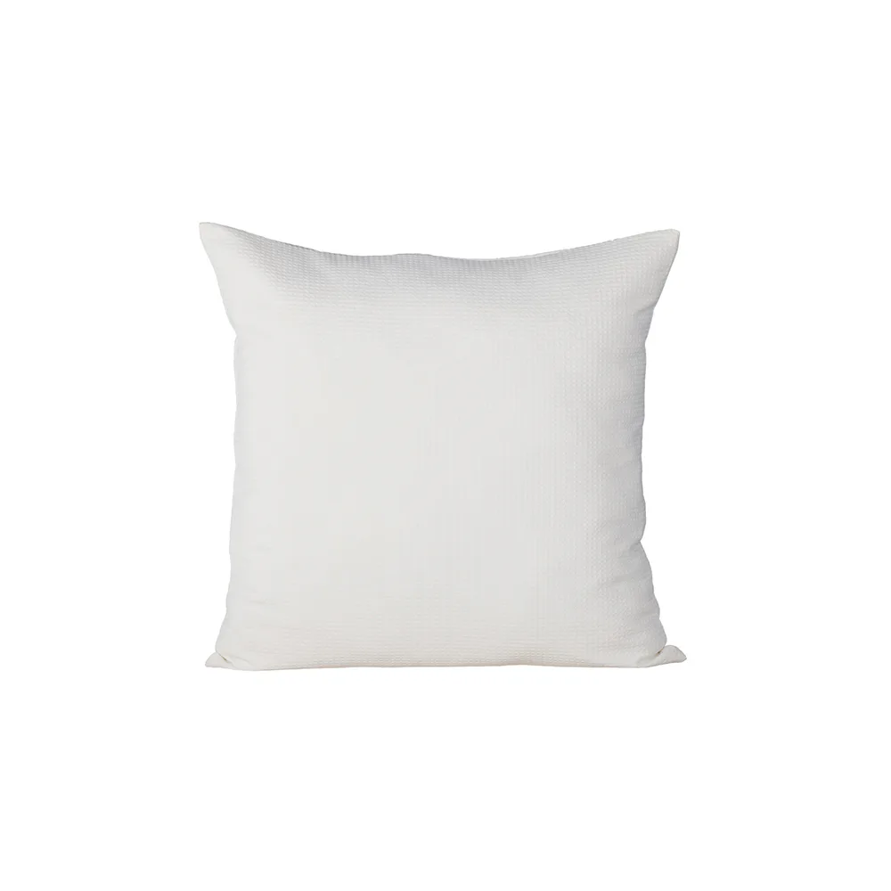 Celine Cushion Cover Poly Waffle - White Vit