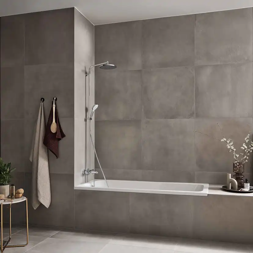Takduschset Hansgrohe Crometta S 240 med Badkarsblandare