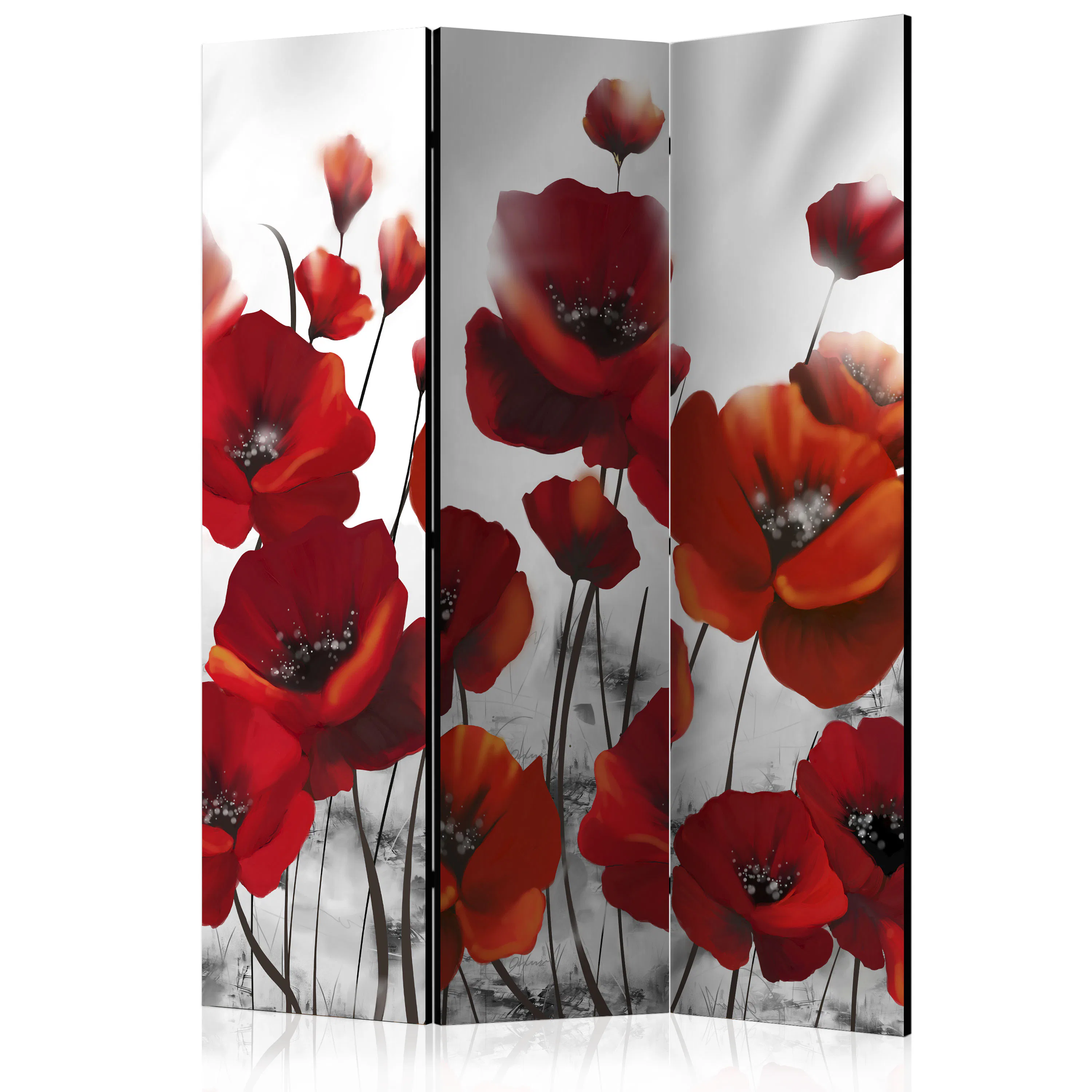 Rumsavdelare Arkiio Poppies In The Moonlight 135x172 cm