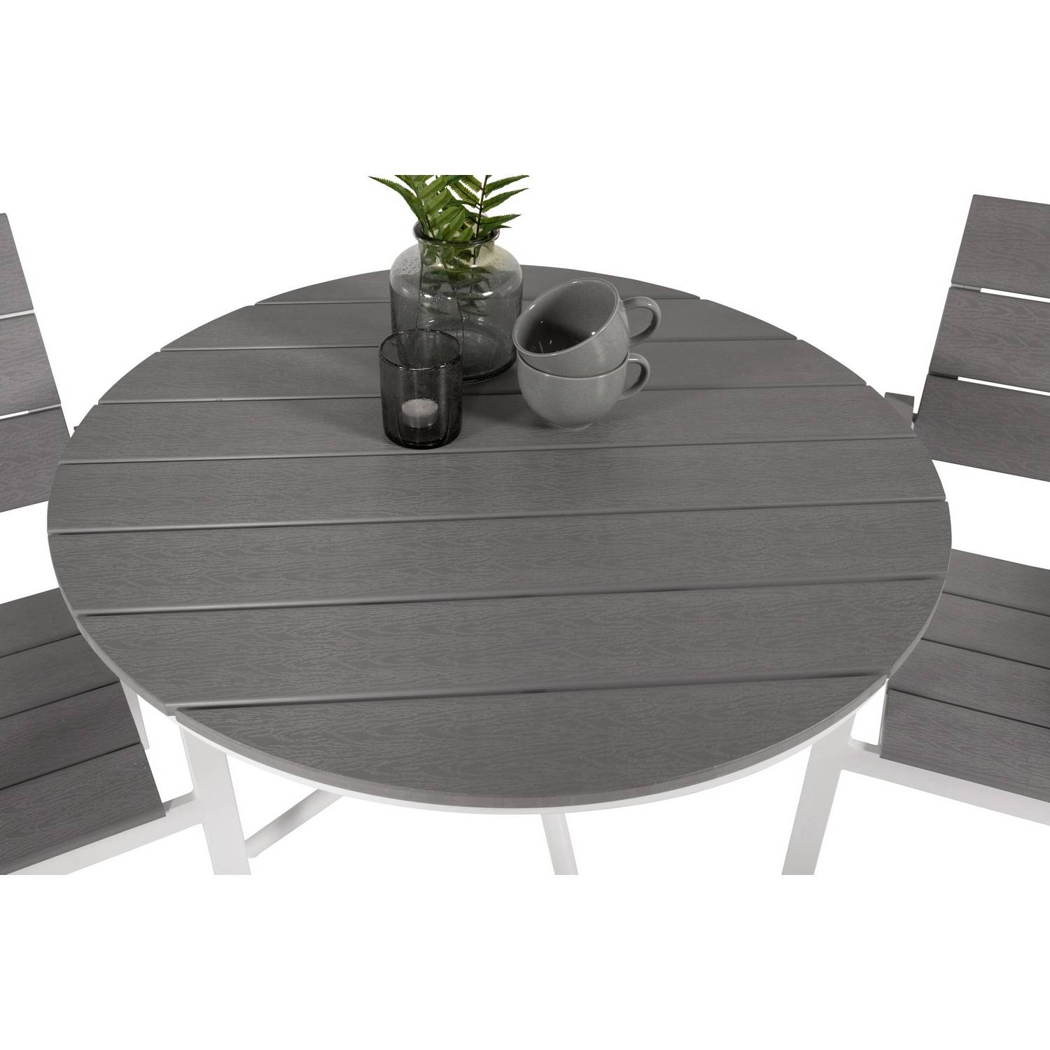 Cafégrupp Venture Home Parma Caféset Rund Ø90 cm med 2 Levels Stolar