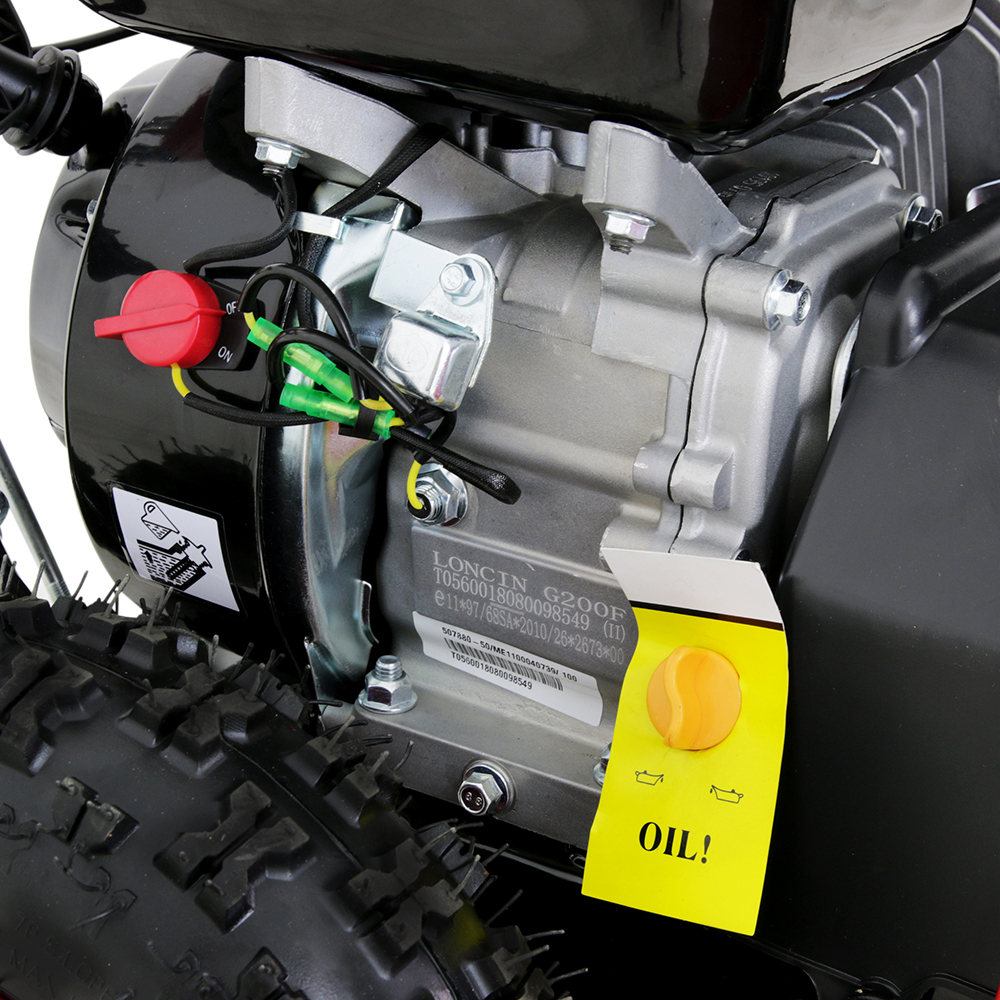Snöslunga Metalcraft 6,5 HK Loncinmotor Röd