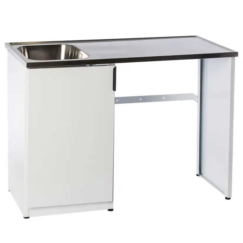 NIMO TVÄTTBÄNK Fjord Laundry Bench 120 HT VIT HÖ Placering: Höger, Utförande: Fjord Laundry Bench 120 halv öppen, Vit