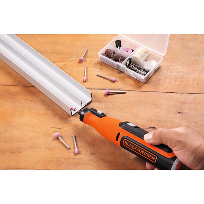 Multimaskin Black & Decker BCRT8IK 7 2V M 52 Tillb Kitbox