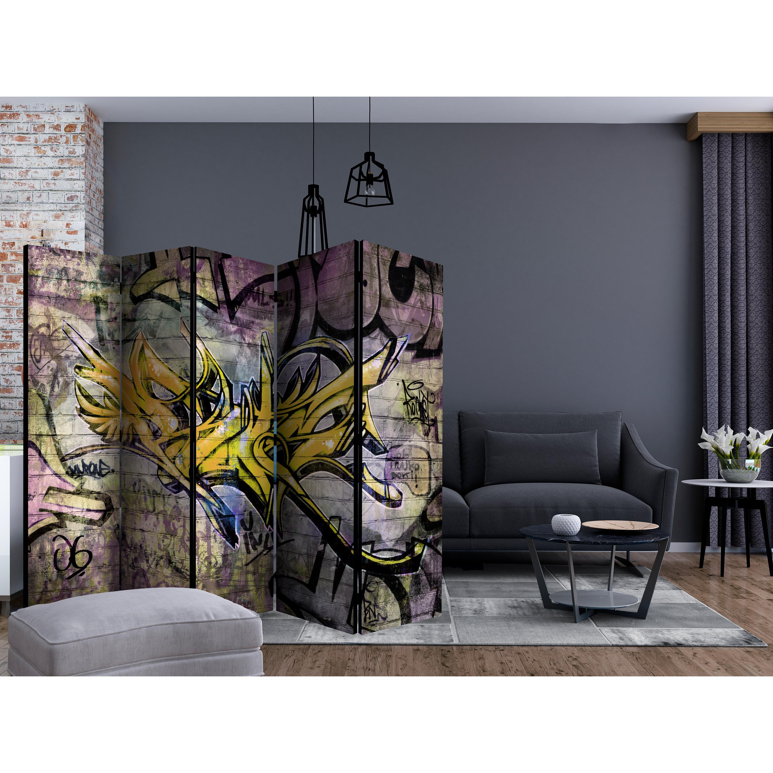 Rumsavdelare Arkiio Stunning Graffiti II 225x172 cm