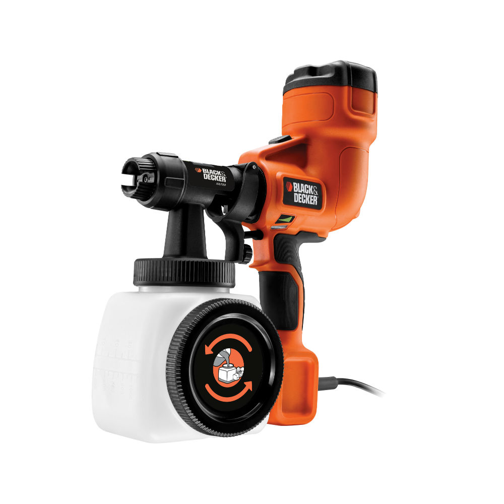 Färgspruta HVLP Black+Decker Handhållen