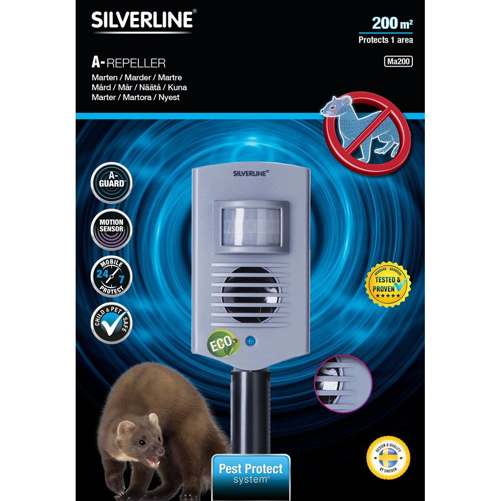 Avskräckare Silverline Mård Ma200