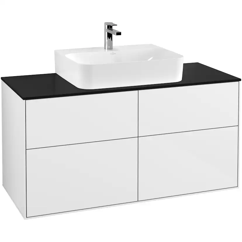 Tvättställsskåp Villeroy & Boch Finion med 4 Lådor och Bänkskiva för Centrerat Tvättställ