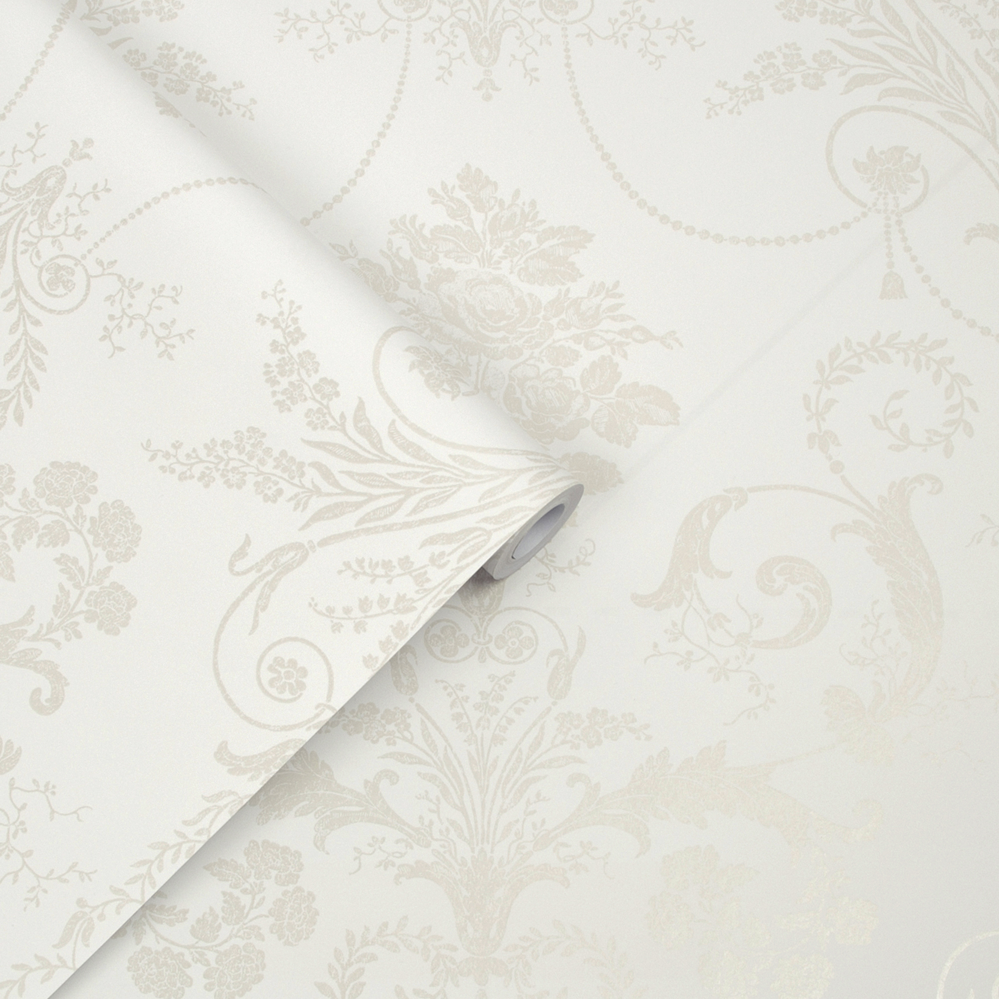 Tapet Laura Ashley Josette Vit