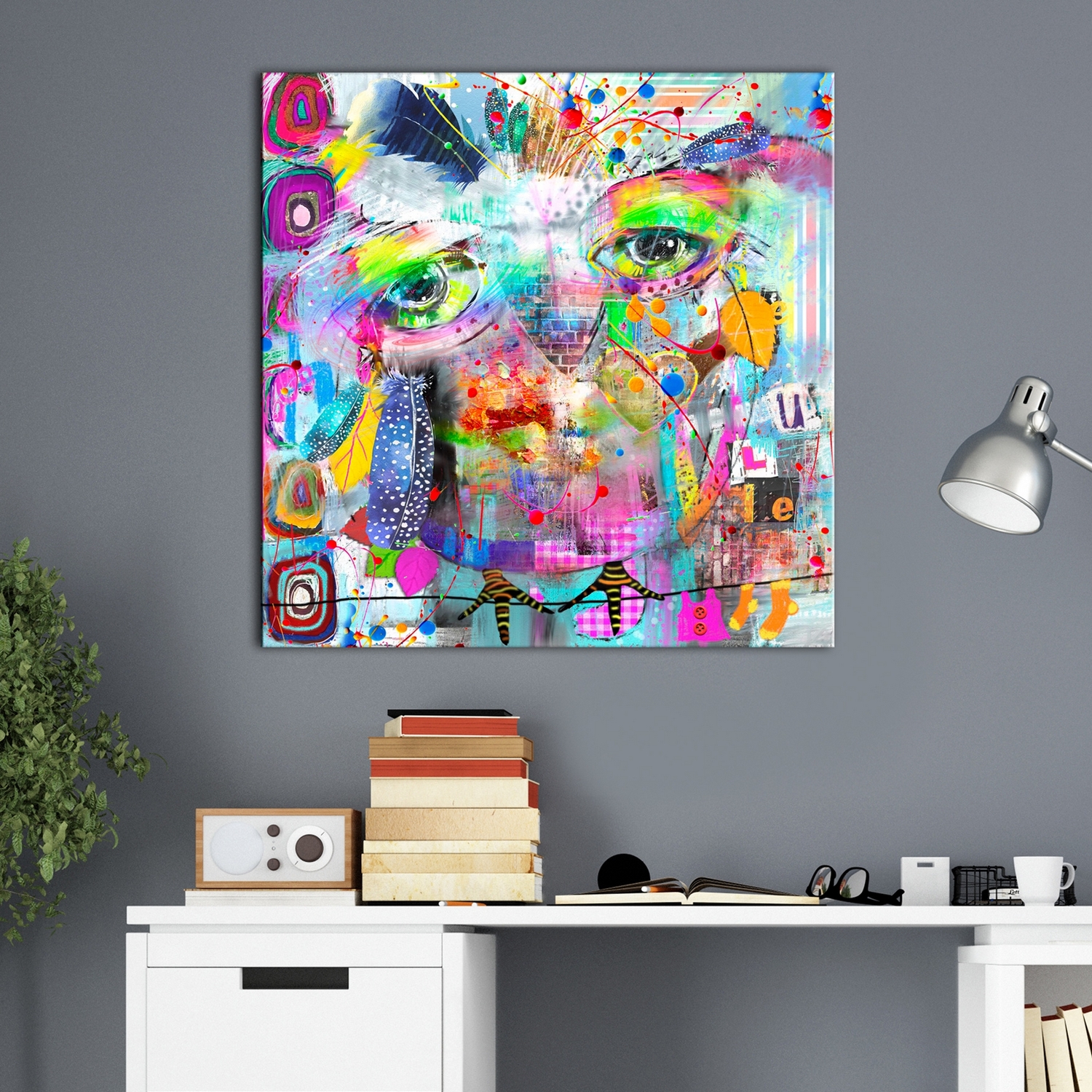 Tavla Arkiio Colourful Owl