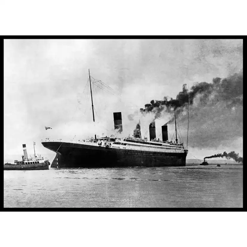 Poster Gallerix Titanic Leaving Southampton