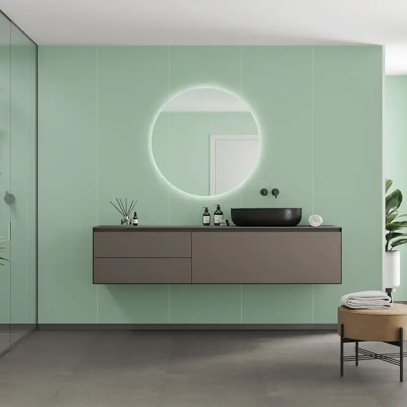 Våtrumsskiva Fibo 3085-M10 EM Light Green 10x620x2400 mm