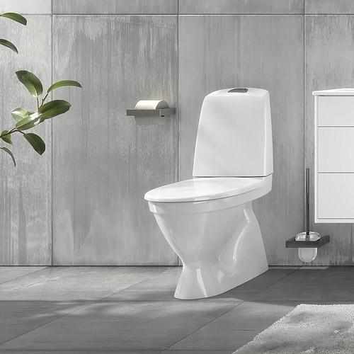 Toalettstol  Nautic 1500 Hygienic Flush Mjuksits Vit Mjuksits Vit