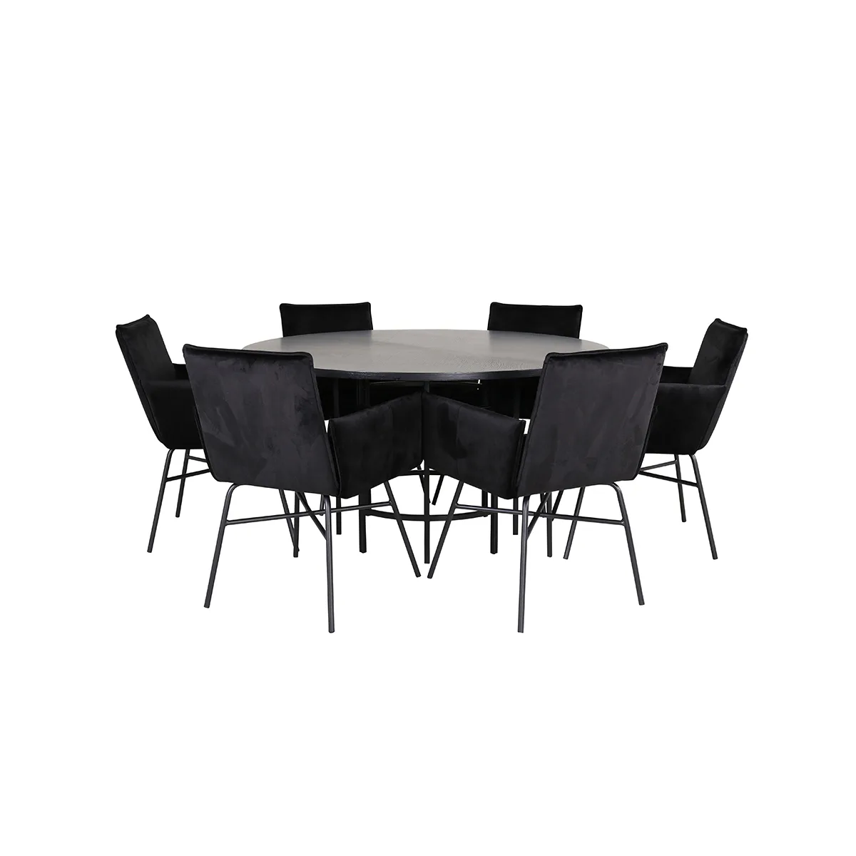 Matgrupp furniture/fashion Copenhagen Ø140 cm med 6 Petra Stolar