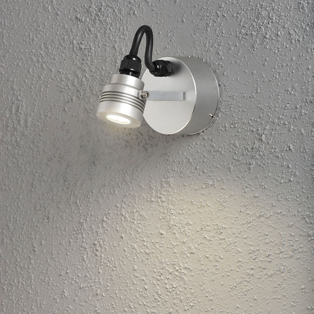 Vägglykta Gnosjö Konstsmide Monza 1x1W High Power LED