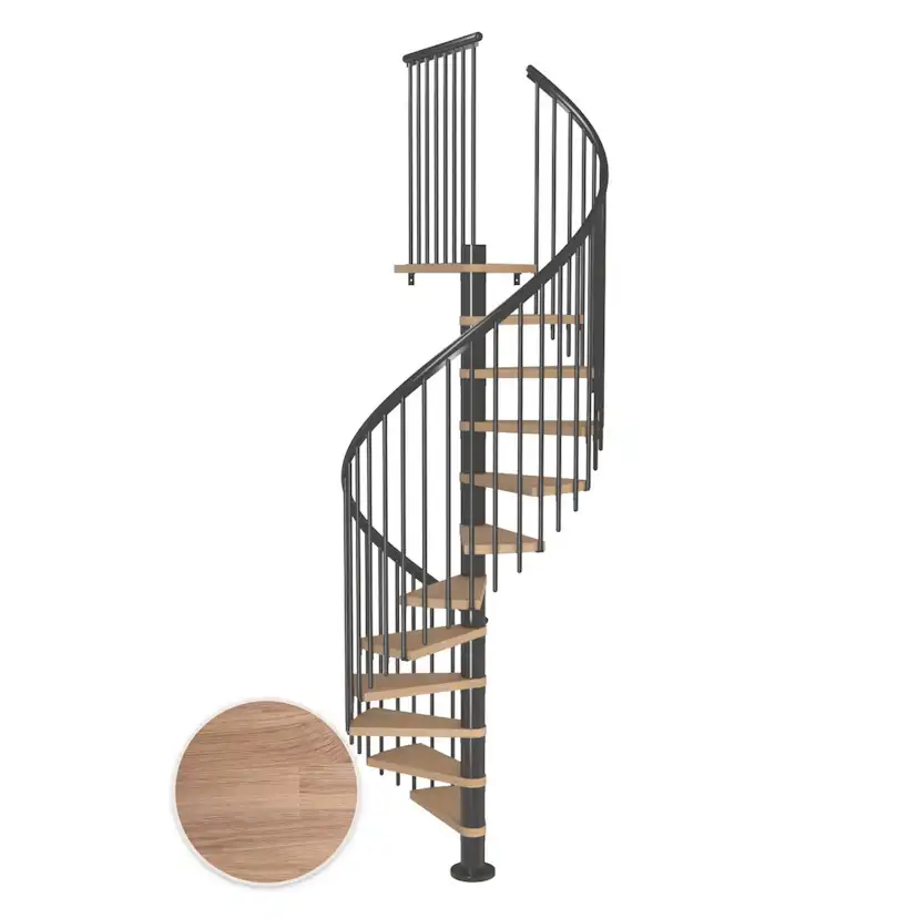 Spiraltrappa Dolle Montréal Ek Vit Oljad Classic 4