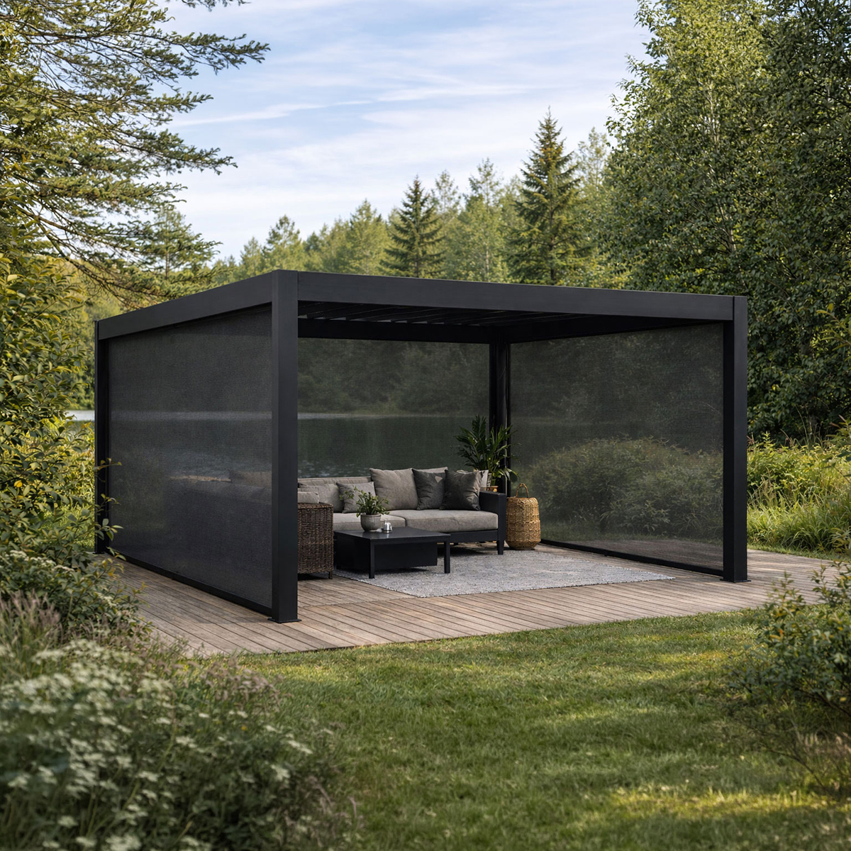 Pergola Jabo Tylösand 3x4 m Lamelltak