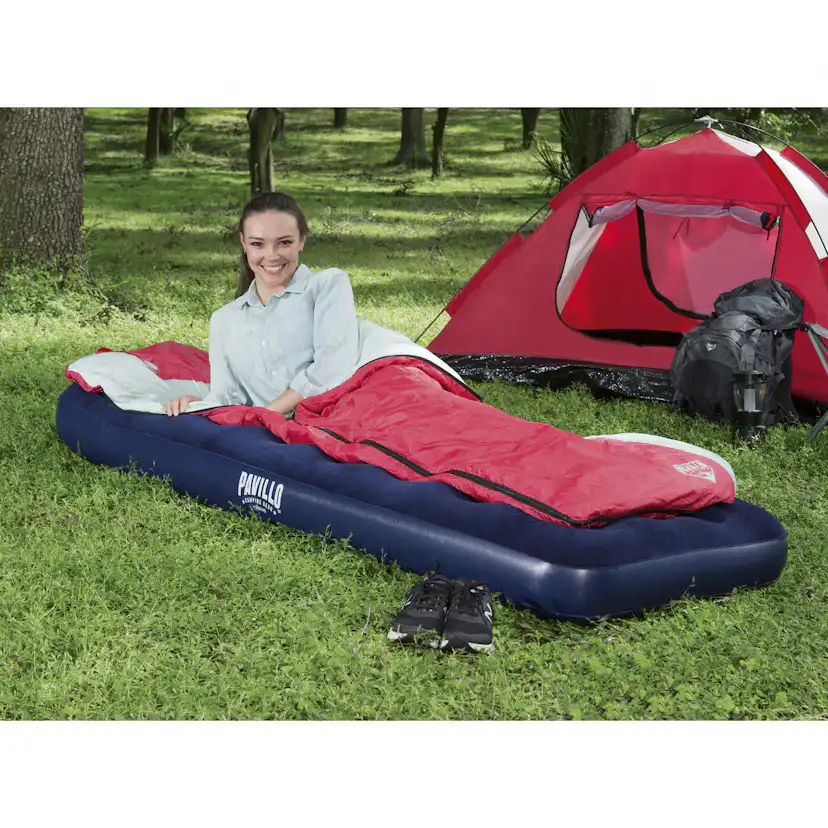 Uppblåsbar madrass Bestway Pavillo Airbed med Inbyggd Fotpump