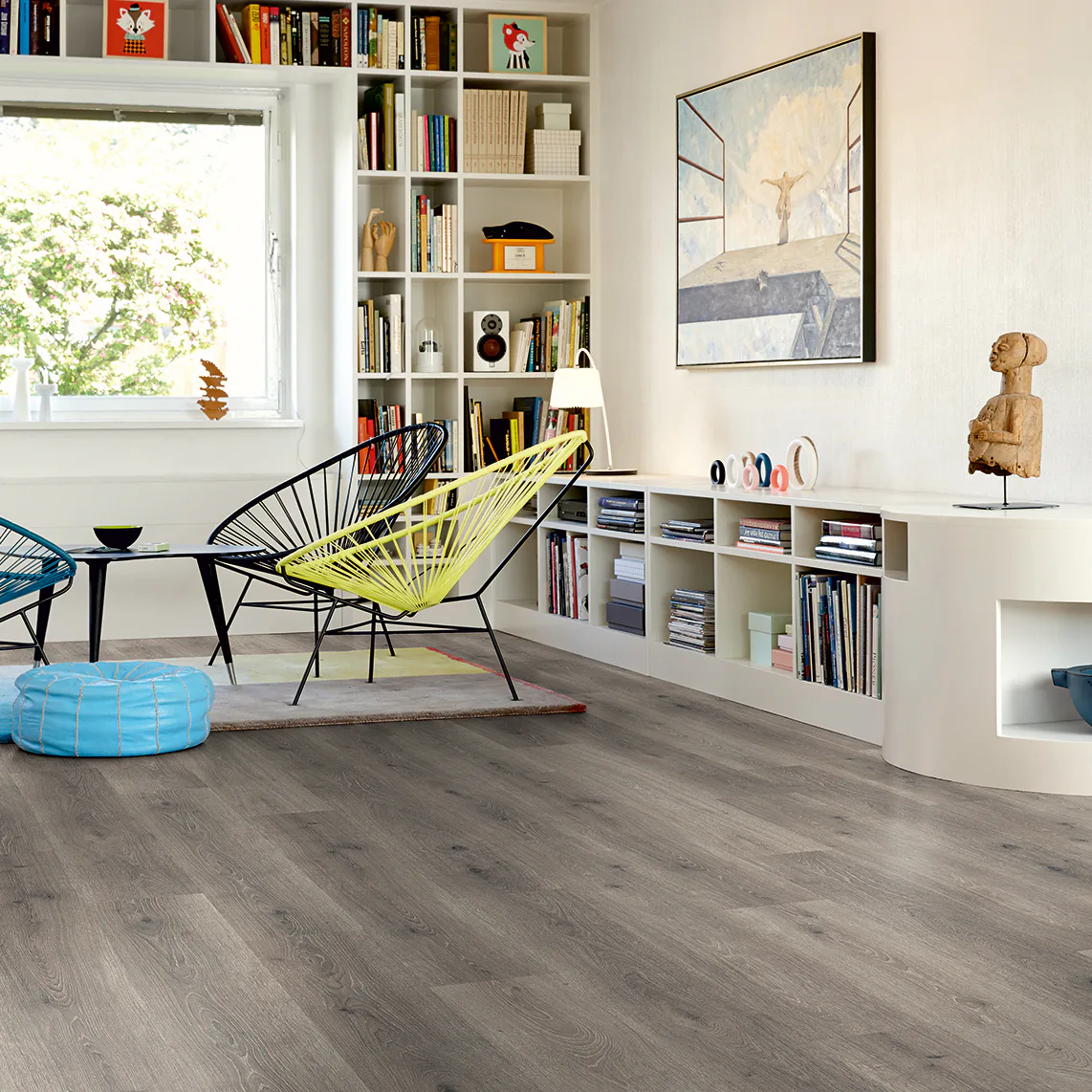 Laminatgolv Pergo Classic Plank Mountain Grey Oak 1-Stav