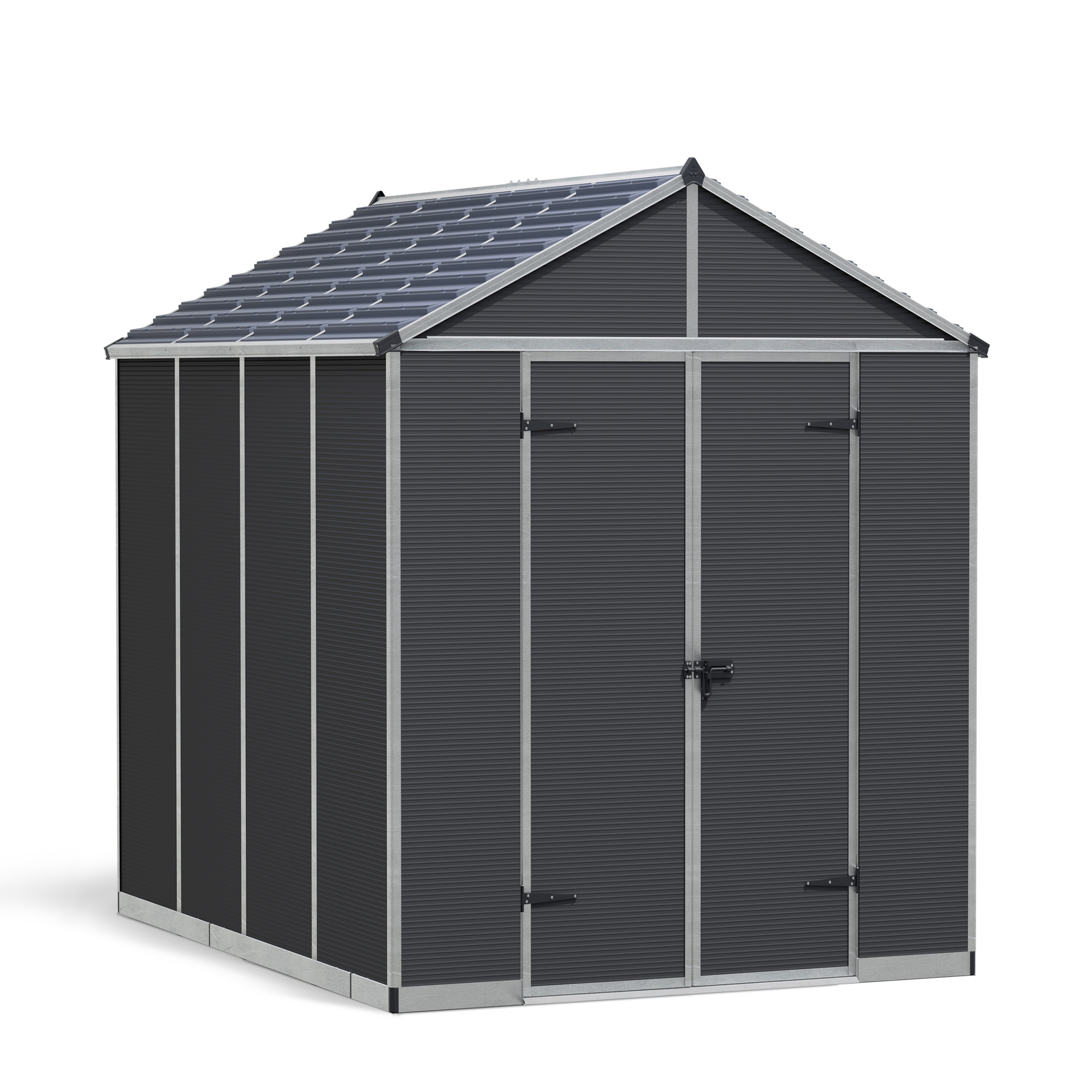 Skjul Canopia By Palram Rubicon 7,2 M2 Antracitgrå