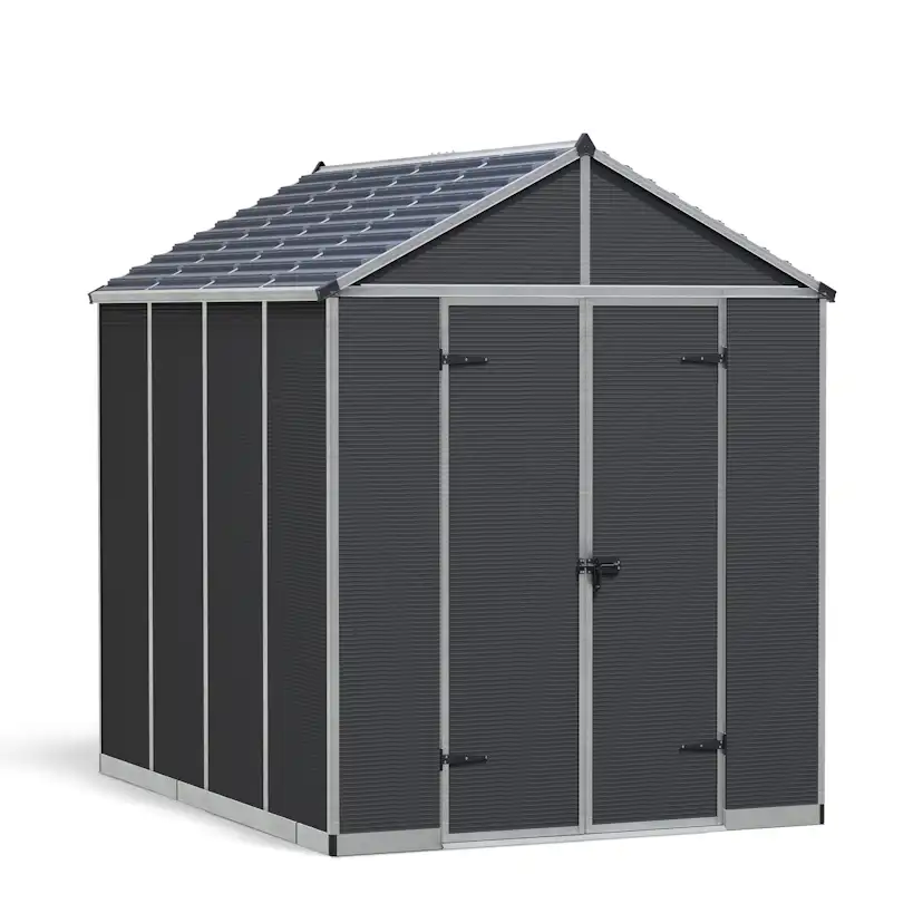 Skjul Canopia By Palram Rubicon 7,2 M2 Antracitgrå