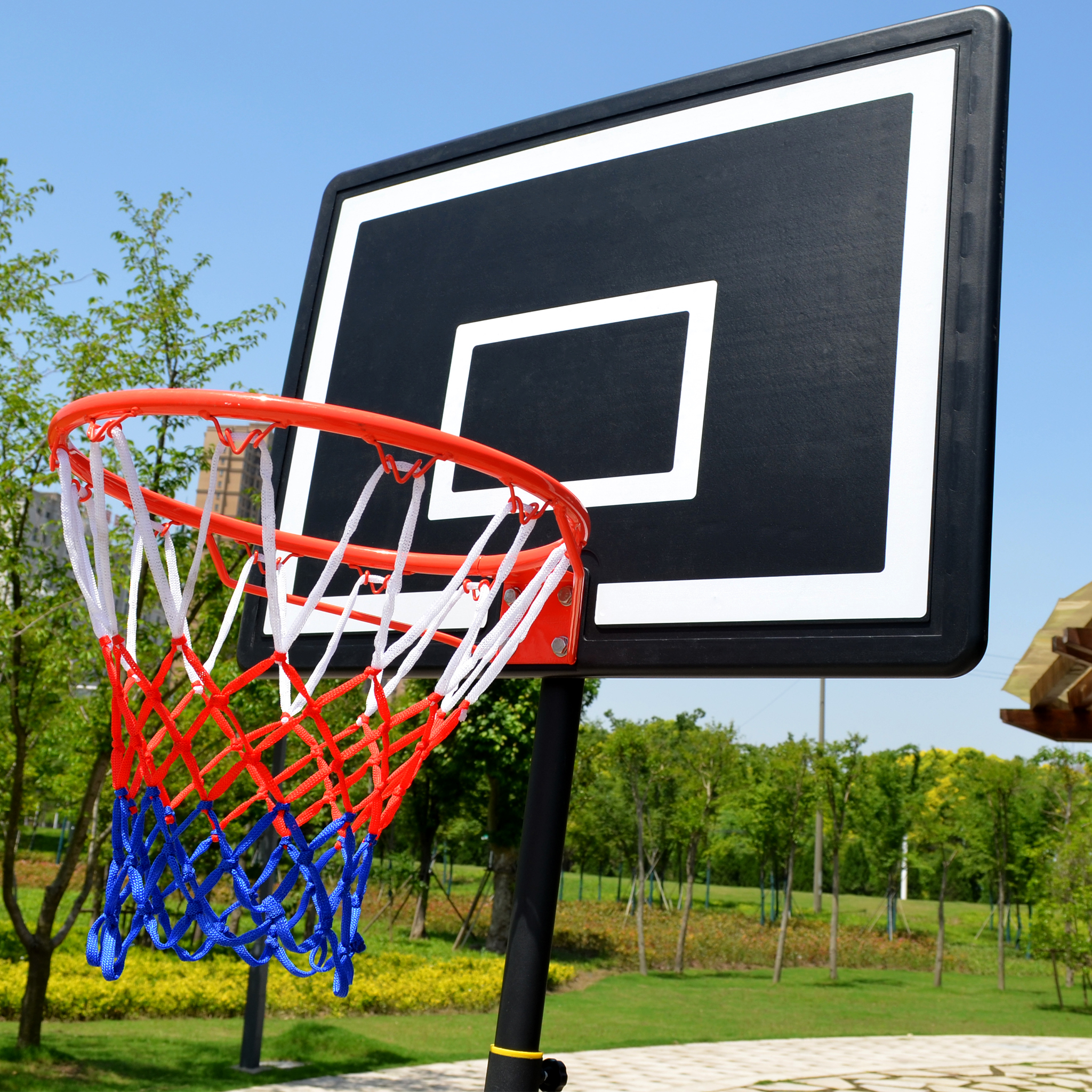 Basketställning Trekkrunner Splash med Hjul & Justerbar Basketkorg 1,60-2,10m