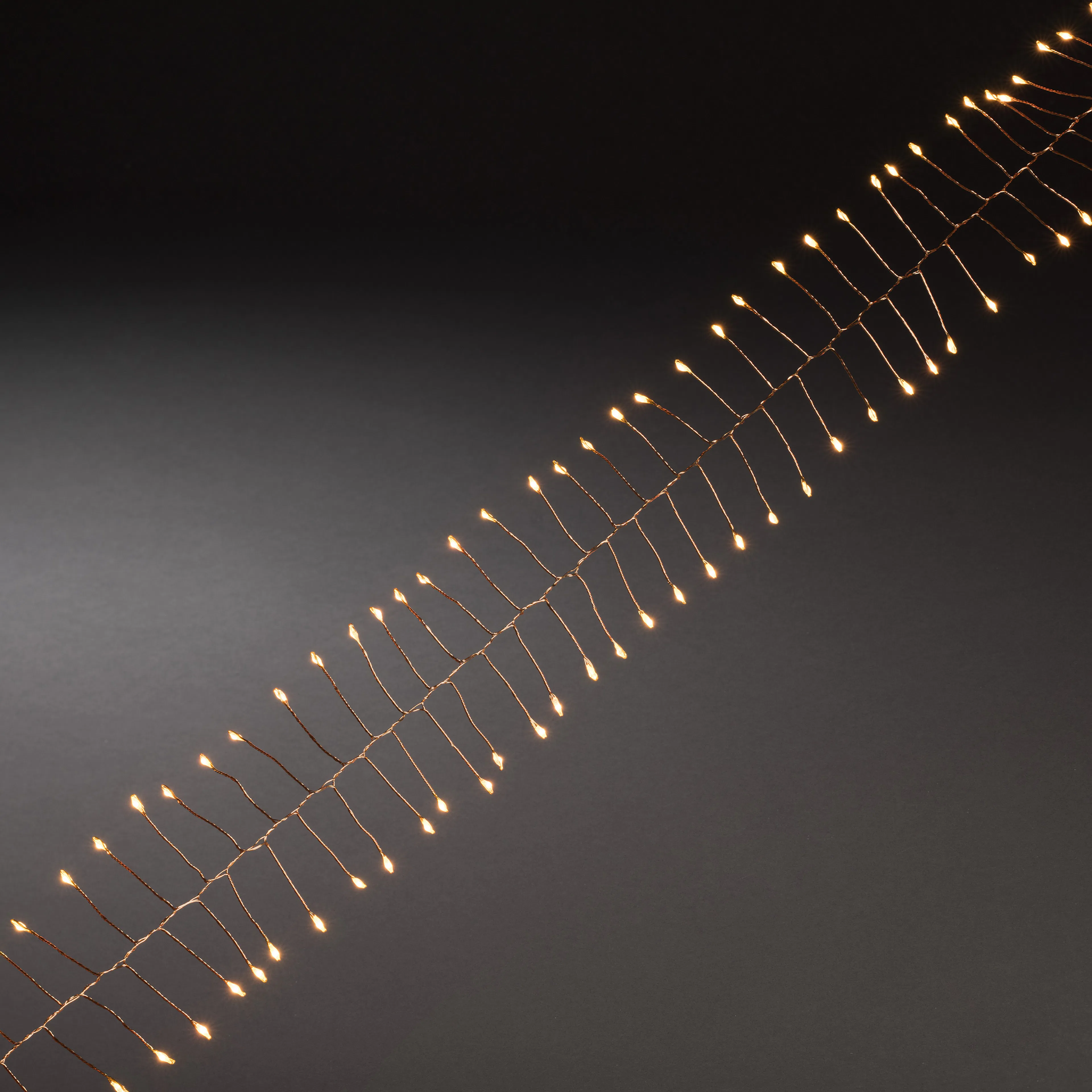 Slinga microcluster amber LED Amber/Koppar