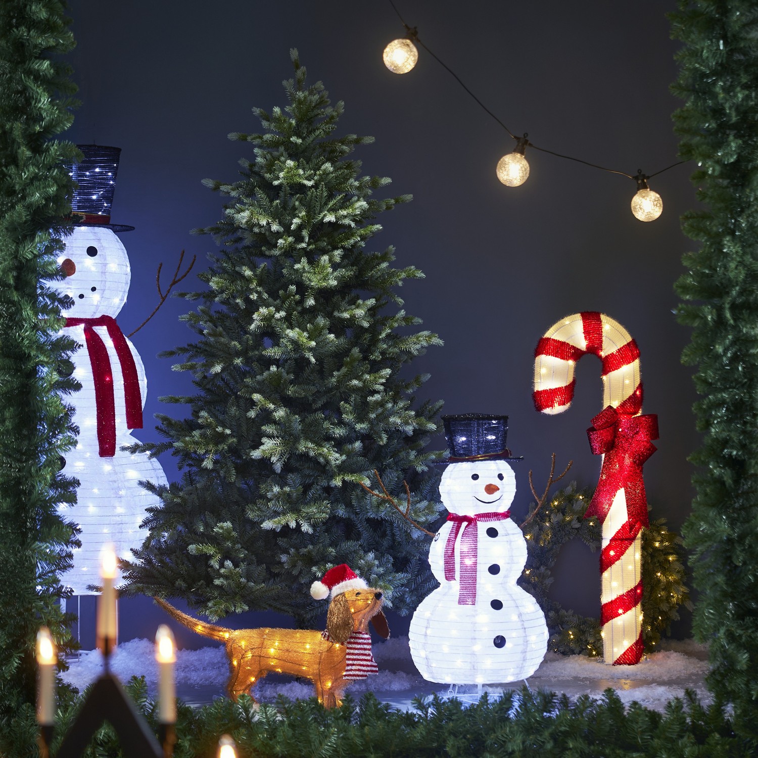 Utomhusdekoration Star Trading Tecidy Snög LV