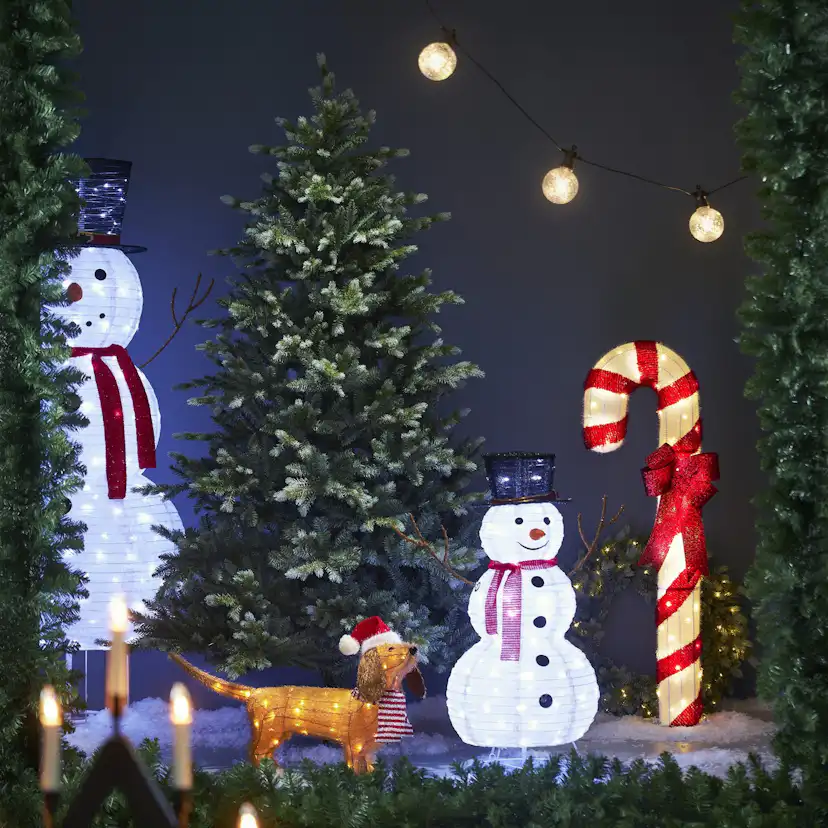 Utomhusdekoration Star Trading Tecidy Snög LV