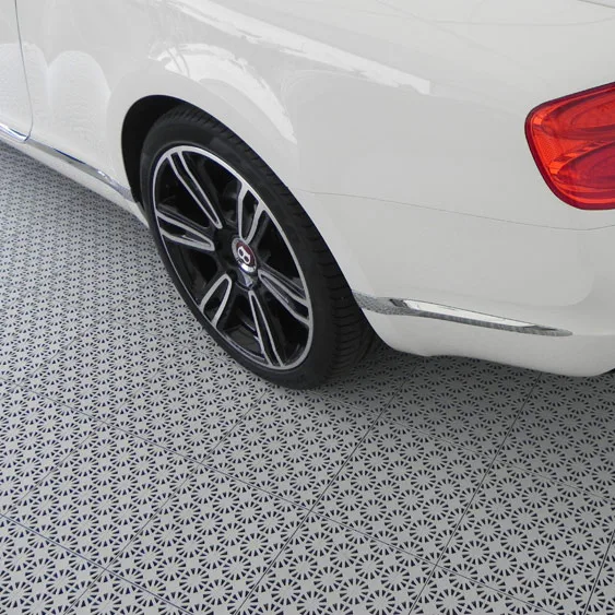 Golvplatta Hestraplattan Hestra Glacier Grey Golvtrall i Plast